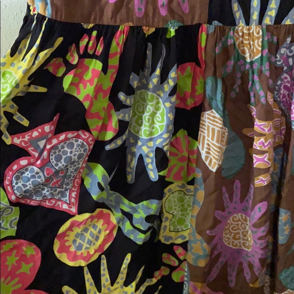 VINTAGE ABSTRACT DRESS - Picture 7 of 7